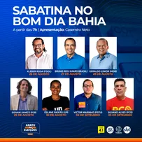 CANDIDATOS À PREFEITURA DE SALVADOR PARTICIPAM DE SABATINA NA TV ARATU