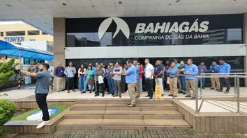 TRABALHADORES DA BAHIAGÁS FAZEM PARALISAÇÃO EM TODA A BAHIA
