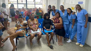 CENTRO DE SAÚDE MARIA CONCEIÇÃO IMBASSAHY REALIZA AÇÃO SOBRE ALEITAMENTO MATERNO DURANTE O MÊS DE AGOSTO
