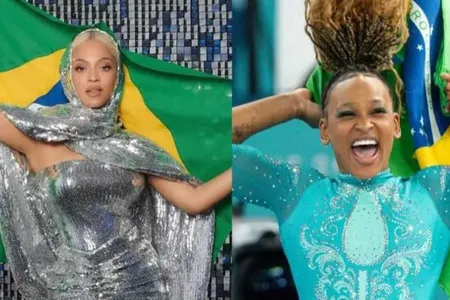 REBECA ANDRADE CELEBRA AO SABER QUE CANTORA DE DESTAQUE MUNDIAL A CONHECE; CONFIRA