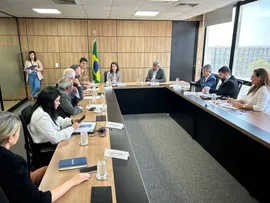 GOVERNADOR DISCUTE INFRAESTRUTURA COM REPRESENTANTES DOS MINISTÉRIOS DOS TRANSPORTES E DE PORTOS E AEROPORTOS