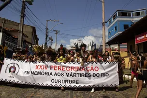 ILHÉUS: 24ª PEREGRINAÇÃO TUPINAMBÁ REÚNE MAIS DE 5 MIL PESSOAS EM CAMINHADA E SE TORNA CENÁRIO DE LONGA-METRAGEM BAIANO
