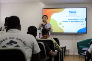 SERCRETARIA MUNICIPAL DA SAÚDE INICIA CURSO DE BOAS PRÁTICAS PARA MANIPULAÇÃO DE ALIMENTOS