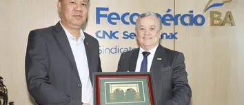 SISTEMA COMÉRCIO BA RECEBE VISITA DE COMITIVA EMPRESARIAL DA CHINA