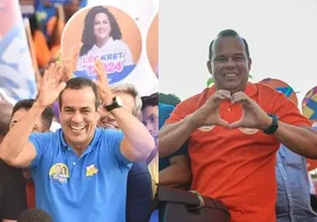 BRUNO REIS E GERALDO JR. FINALIZAM A CAMPANHA NA IGREJA DO SENHOR DO BONFIM HOJE