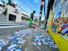 MEGAOPERAÇÃO DA LIMPURB JÁ COLETOU 165 TONELADAS DE MATERIAL ELEITORAL EM SALVADOR