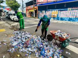 LIMPURB DIVULGA BALANÇO FINAL DE RESÍDUOS RECOLHIDOS APÓS ELEIÇÕES 2024