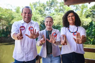 GLEISI HOFFMANN GRAVA COM GERALDO E FABYA E REAFIRMA QUE SALVADOR É PRIORIDADE PARA PT
