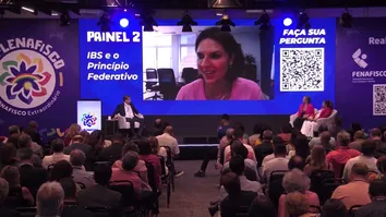 GIOVANNA VICTER PARTICIPA DE DEBATE SOBRE IBS E O PRINCÍPIO FEDERATIVO NA PLENAFISCO
