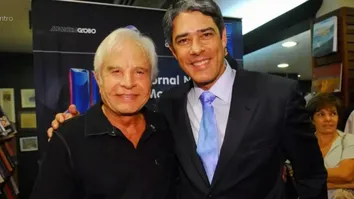 WILLIAM BONNER SE EMOCIONA E RELEMBRA MOMENTOS COM CID MOREIRA