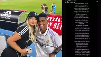 INFLUENCIADORA AGITA INTERNET AO ANUNCIAR QUE JOGADOR DE FUTEBOL NÃO É O PAI DA SUA FILHA; ENTENDA