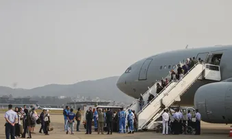 AERONAVE PARTE DE SP PARA TERCEIRO VOO DE REPATRIAÇÃO DE BRASILEIROS