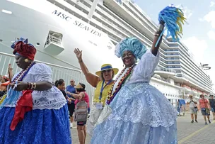 PRIMEIRO NAVIO DE CRUZEIRO CHEGA A BAHIA PARA TEMPORADA 2024/2025