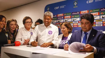 COMPROMISSO PELO 'FEMINICÍDIO ZERO' E PROTOCOLO 'NÃO É NÃO' SÃO LANÇADOS NAS ELIMINATÓRIAS DA COPA DO MUNDO NA FONTE NOVA