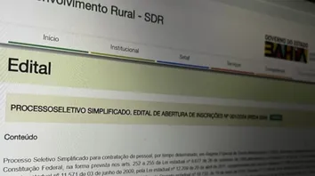 SECRETARIA DE DESENVOLVIMENTO RURAL ABRE SELEÇÃO REDA COM 193 VAGAS EM SALVADOR