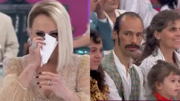 ANA MARIA BRAGA SE EMOCIONA COM SUA FAMÍLIA EM COMEMORAÇÃO DE 25 ANOS DO PROGRAMA "MAIS VOCÊ"