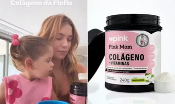 VIRGINIA IGNORA RECOMENDAÇÃO DA PRÓPRIA MARCA E OFERECE COLÁGENO PARA SUAS FILHAS