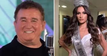 AMADO BATISTA VIVE ROMANCE COM MODELO 51 ANOS MAIS JOVEM