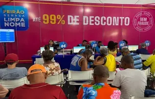 FEIRÃO LIMPA NOME DA SERASA TERMINA NESTA SEXTA-FEIRA (20)