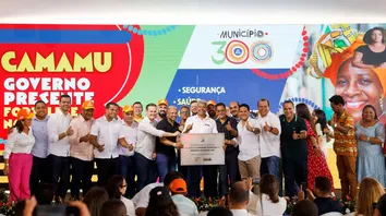 MUNICÍPIO DE NÚMERO 300, CAMAMU RECEBE PELOTÃO DA POLÍCIA MILITAR E OUTRAS OBRAS ESTRUTURANTES DO GOVERNO DO ESTADO