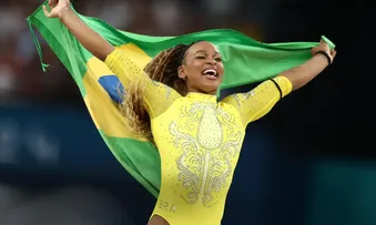 GINASTA REBECA ANDRADE É UMA DAS 100 MULHERES MAIS INFLUENTES DE 2024