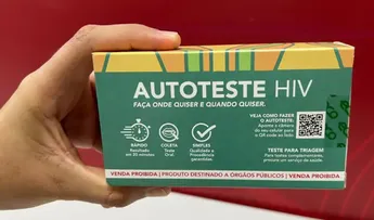 EMBALAGEM DE AUTOTESTE DE HIV FICA MAIS DISCRETA PARA INCENTIVAR USO