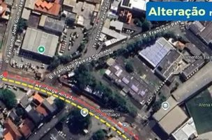 TRÂNSITO É ALTERADO EM TRECHO DA AV. JORGE AMADO, NA BOCA DO RIO