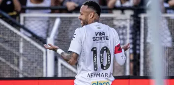 BRUNA MARQUEZINE TEM NOME CANTADO DURANTE JOGO DO SANTOS E NEYMAR RESPONDE PROVOCAÇÃO