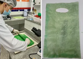 SACOLA BIODEGRADÁVEL DESENVOLVIDA POR ESTUDANTES BAIANOS É APRESENTADA EM EVENTO INTERNACIONAL
