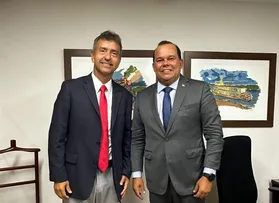 VICE-GOVERNADOR GERALDO JÚNIOR REALIZA VISITA AO DIRETOR DE COMUNICAÇÃO DA CONFEDERAÇÃO NACIONAL DA INDÚSTRIA (CNI)