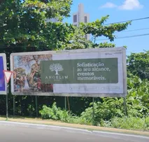 ESSÊNCIA DE SALÃO DE EVENTOS NA PB PODE SER APRECIADA TAMBÉM EM OUTDOORS