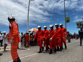 FORÇAS DA SEGURANÇA SIMULAM ACIDENTE COM TRIO ELÉTRICO EM TREINAMENTO PARA CARNAVAL 2025