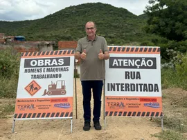 DEPUTADO COMEMORA INÍCIO DE OBRAS DO PROJETO DE ESGOTAMENTO SANITÁRIO DO ZIBRUNES