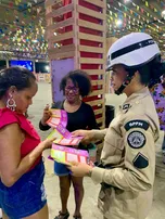 PMBA REFORÇA PROTEÇÃO À MULHER DURANTE CARNAVAL