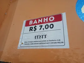 CUSTO DE IR AO BANHEIRO NA BARRA É DE R$ 7 A R$12 REAIS