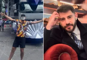 EVARISTO COSTA USA DISFARCE PARA CURTIR PIPOCA DE IVETE SANGALO NO CAMPO GRANDE