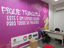 CCR METRÔ BAHIA, SPM E SEDUR AMPLIAM ACOLHIMENTO COM NOVA SALA ELAS À FRENTE NA ESTAÇÃO RODOVIÁRIA