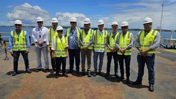 DEPUTADOS DA COMISSÃO DE INFRAESTRUTURA VISITAM CANTEIRO DE OBRAS DA PONTE SALVADOR-ITAPARICA