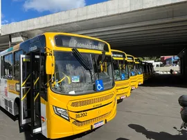 SANTA CRUZ E VALE DAS PEDRINHAS RECEBEM DEZ NOVOS ÔNIBUS COM AR-CONDICIONADO
