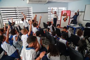 PATRULHA ESCOLAR DA GCM PROMOVE AÇÃO DE COMBATE AO BULLYING EM ESCOLA MUNICIPAL NA RIBEIRA