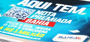 NOTA PREMIADA BAHIA TERÁ NOVO PARTICIPANTE MILIONÁRIO NO DIA 17 DE JULHO