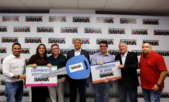GOVERNADOR SE REÚNE COM PREFEITO DE GONGOGI PARA DISCUTIR ESTRATÉGIAS PARA O MUNICÍPIO E ENTREGA DE EQUIPAMENTOS DE SAÚDE