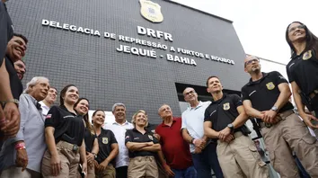 TRABALHO DE REPRESSÃO AOS CRIMES PATRIMONIAIS GANHA REFORÇO EM JEQUIÉ COM INAUGURAÇÃO DE DELEGACIA DE FURTOS E ROUBOS
