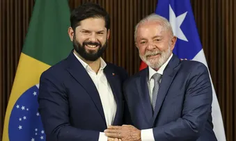 LULA RECEBE BORIC E DEFENDE INTEGRAÇÃO SUL-AMERICANA