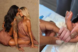 LUDMILLA E BRUNNA GONÇALVES COMEMORAM NASCIMENTO DA PRIMEIRA FILHA