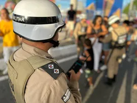 PRIMEIRA NOITE DA MICARETA DE FEIRA REGISTRA SEIS PRISÕES POR RECONHECIMENTO FACIAL