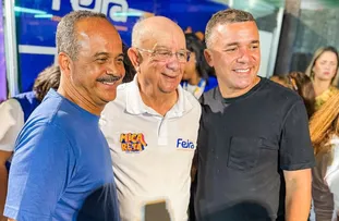 EM FEIRA DE SANTANA, ELINALDO DIZ QUE JOSÉ RONALDO É PEÇA FUNDAMENTAL NO GRUPO DE OPOSIÇÃO