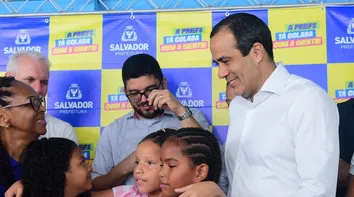 BRUNO REIS ENTREGA INSTITUTO EDUCACIONAL QUE ATENDE CERCA DE 200 CRIANÇAS EM PAU DA LIMA