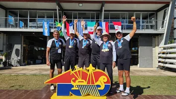 ATLETAS BAIANOS DE 59 A 85 ANOS CONQUISTAM 12 MEDALHAS DE OURO EM SUL-AMERICANO DE REMO MASTER