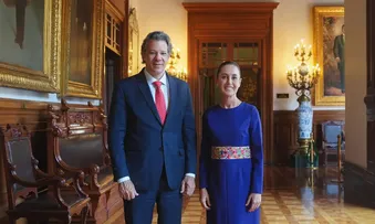 HADDAD CONVERSA COM PRESIDENTA DO MÉXICO SOBRE RELAÇÕES ECONÔMICAS
